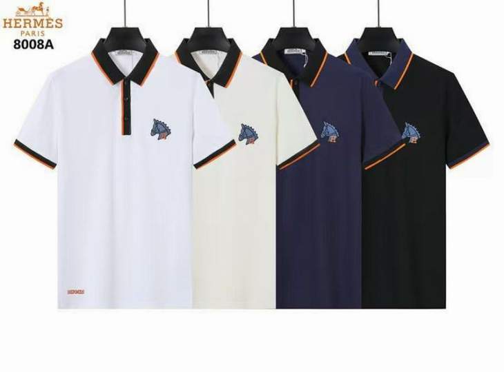 Picture of Hermes Polo Shirts Short _SKUHermesM-3XL8qx800827257